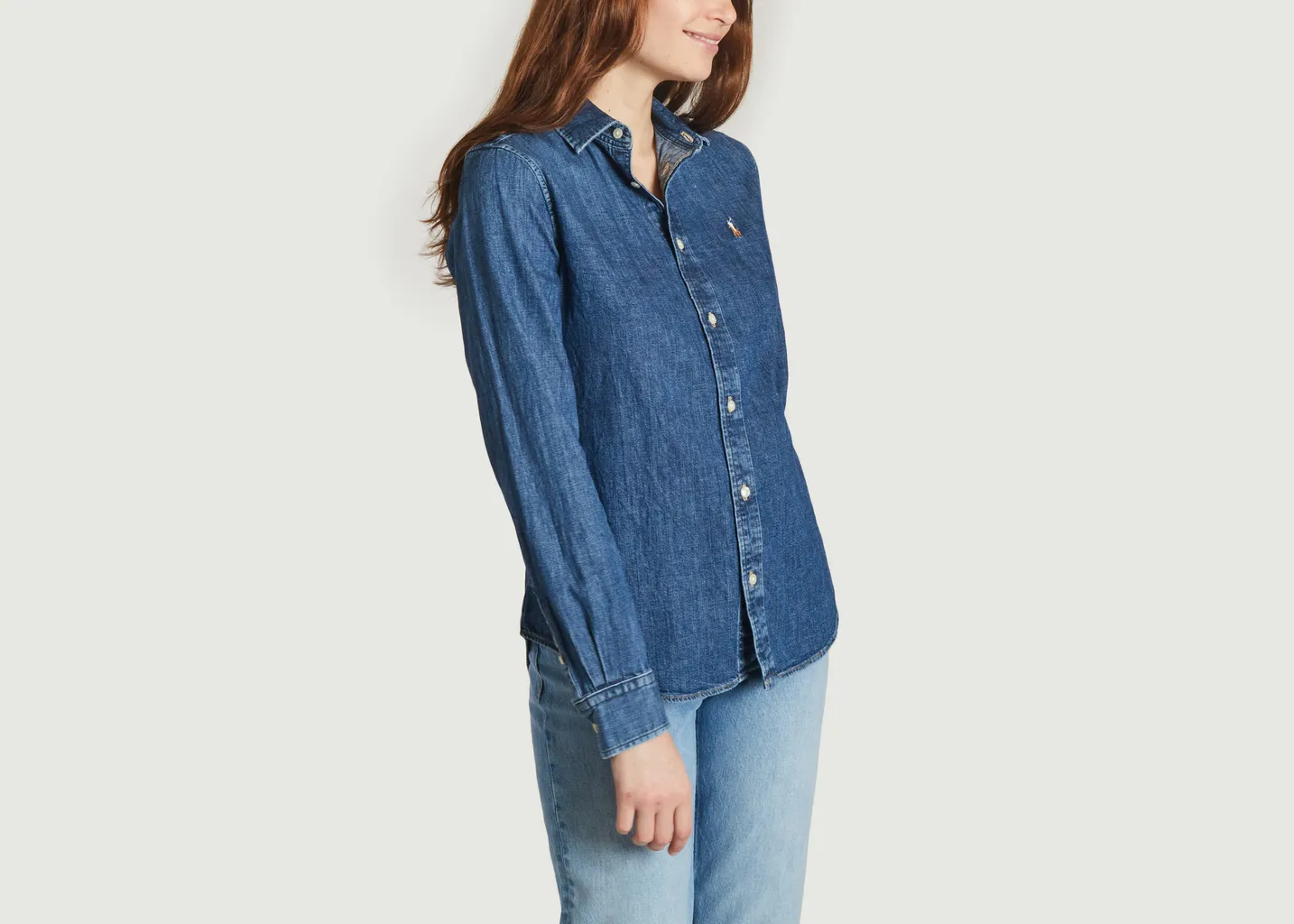 Chemise denim coupe ajustée Polo Ralph Lauren