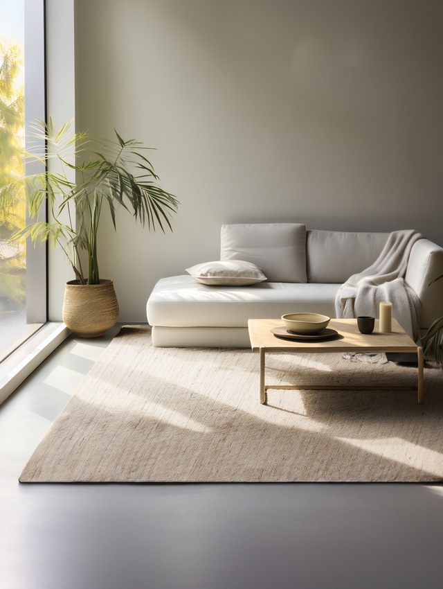 HANSE Home Teppich »Dhaka Juteteppich« rechteckig 5 mm Höhe Läufer, handgewebt, Jute, Wolle, Natur, Wohnzimmer, Flur, Klassisch