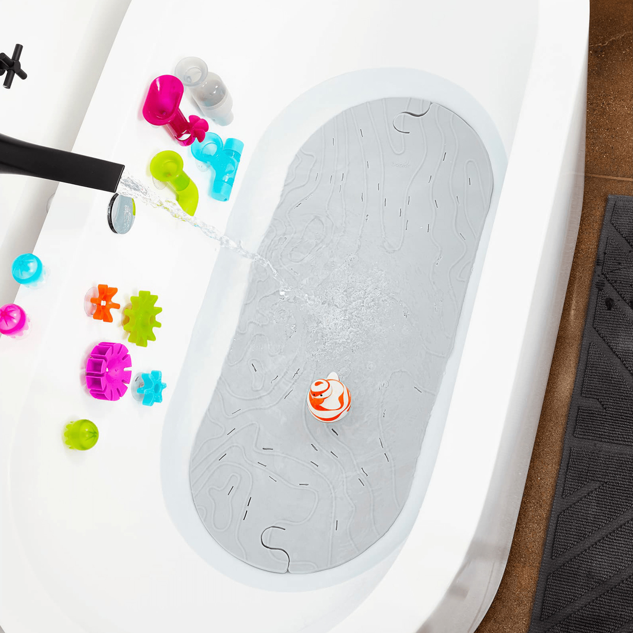 Boon Tapis de Bain Griffle - Gris