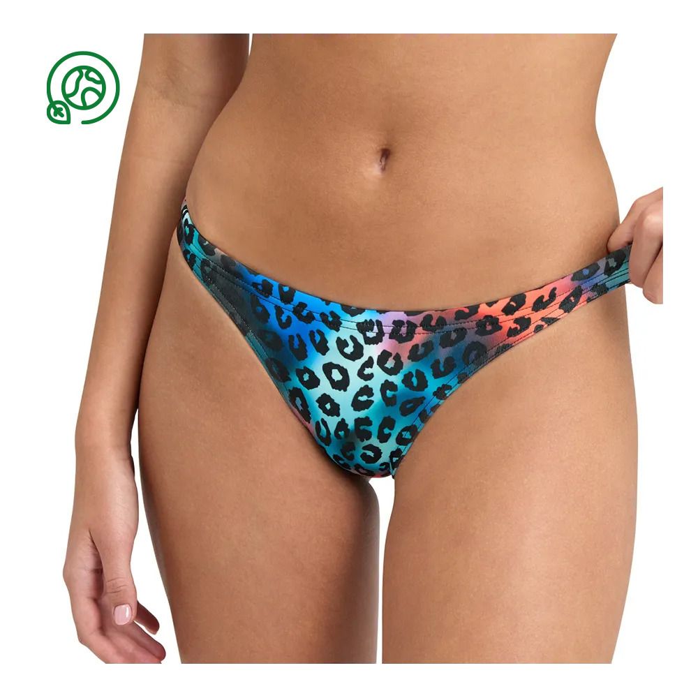 Arena FREE R - Slip de bain Femme neon blue multi/yellow sta