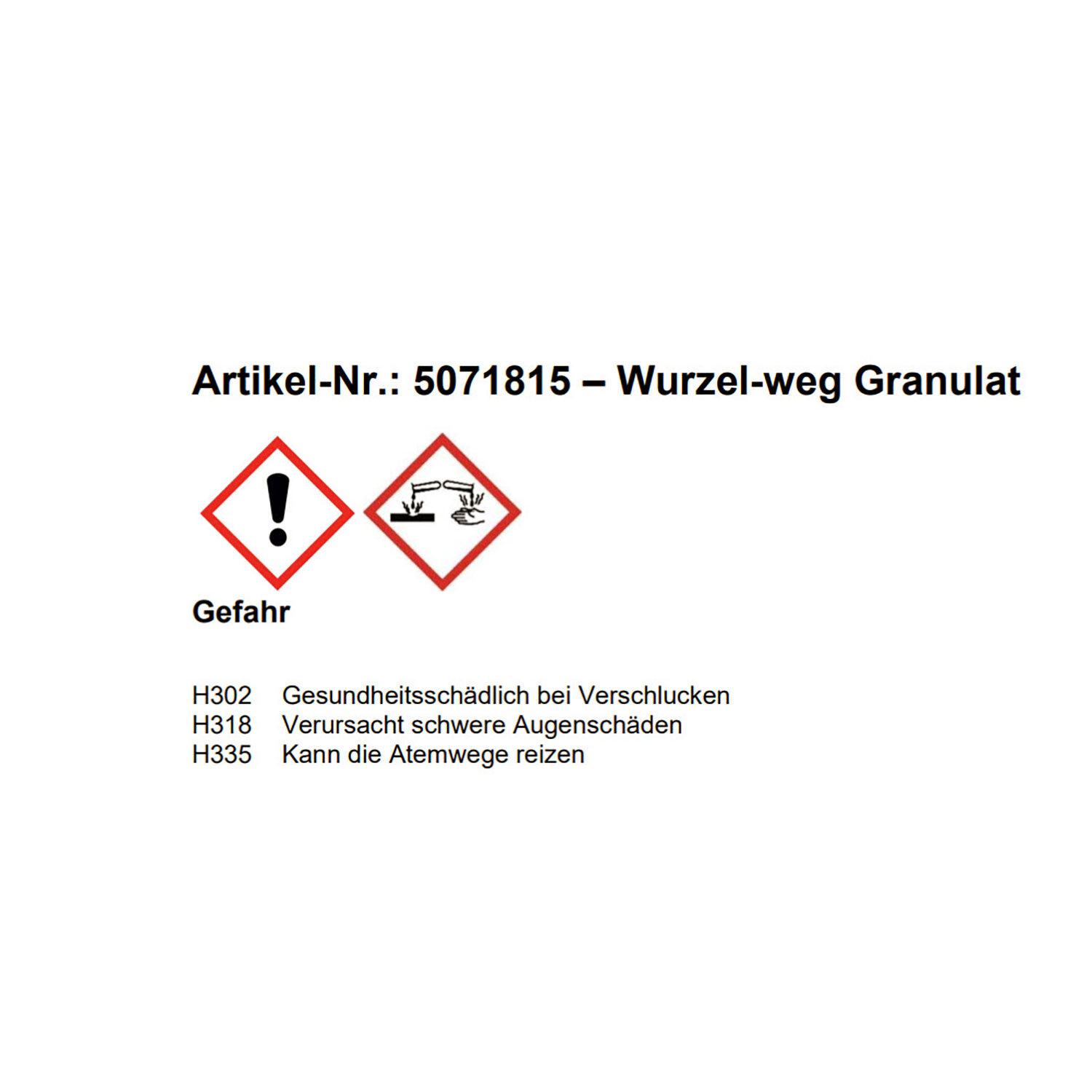 Wurzel-weg Granulat