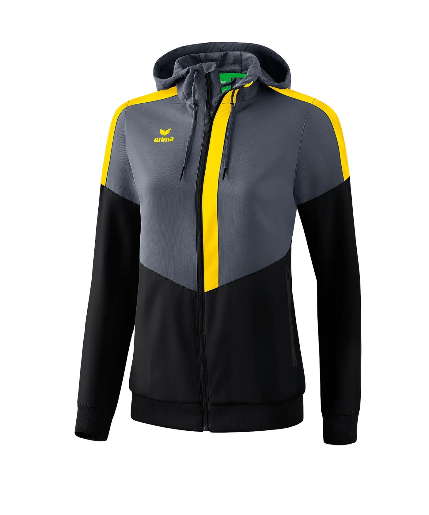 Erima Squad Präsentationsjacke Damen Grau Schwarz