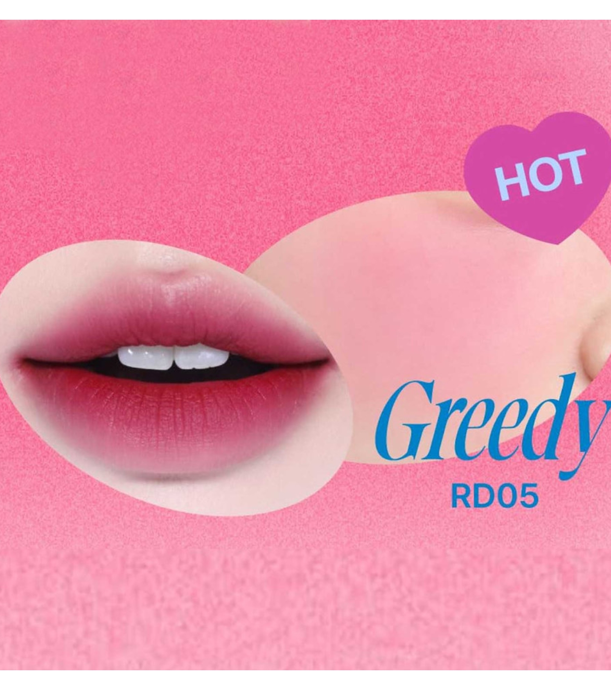 Fwee - *Keyring* - Bálsamo labial e para bochechas com cor e chaveiro Pudding Pot - RD05: Greedy