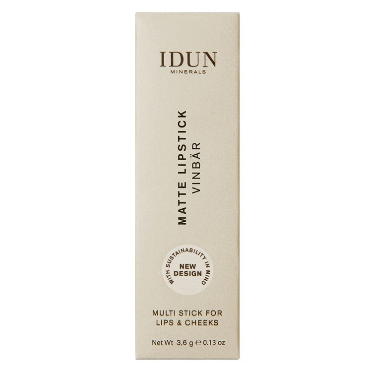 IDUN Minerals Matte Lipstick Vinbär 4g