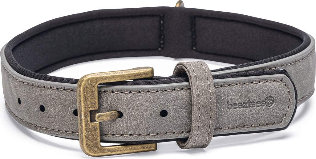 Beeztees hondenhalsband Balacron Ax grijs 38-48 x 2,5 cm