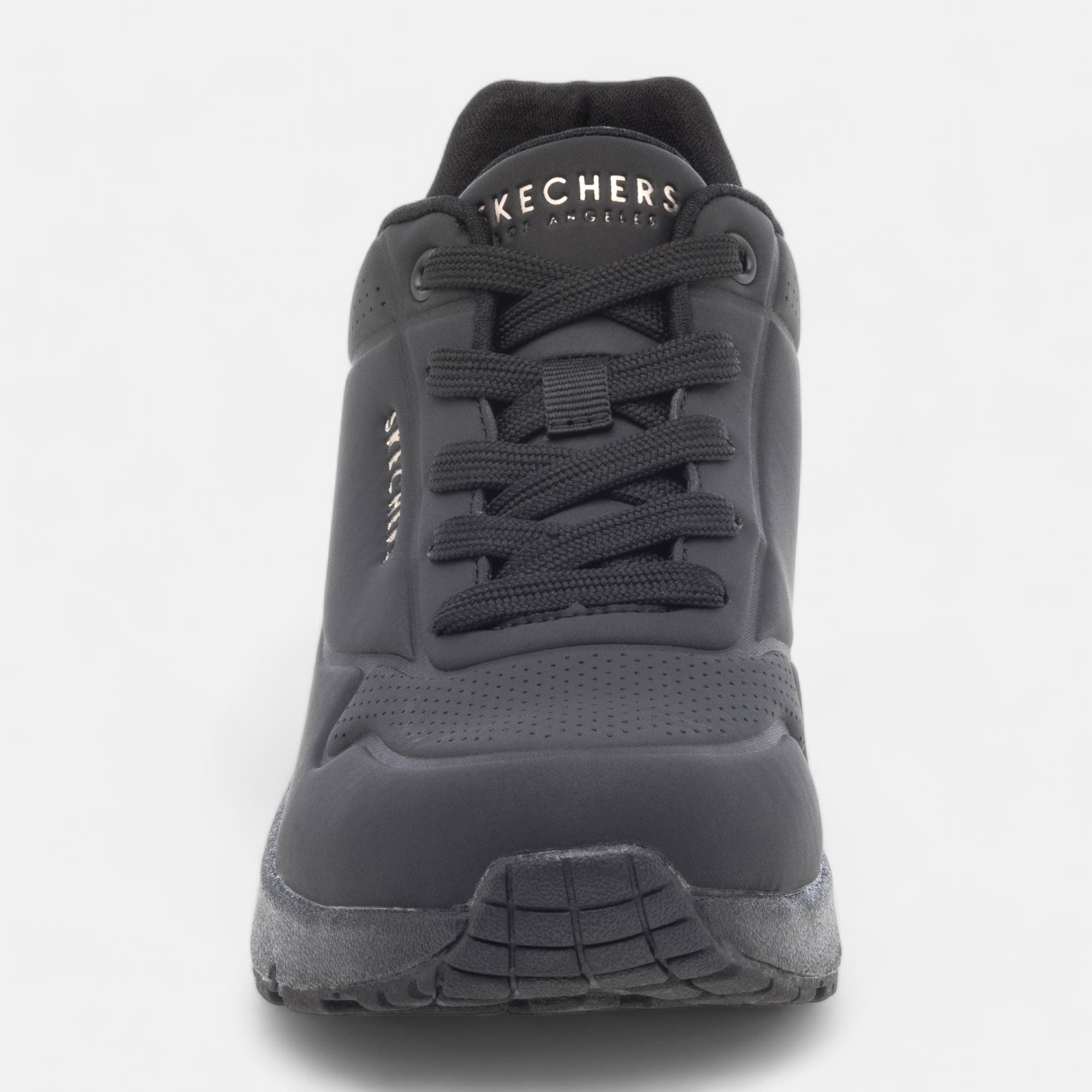 Sneakers à talon compensé Femme noir