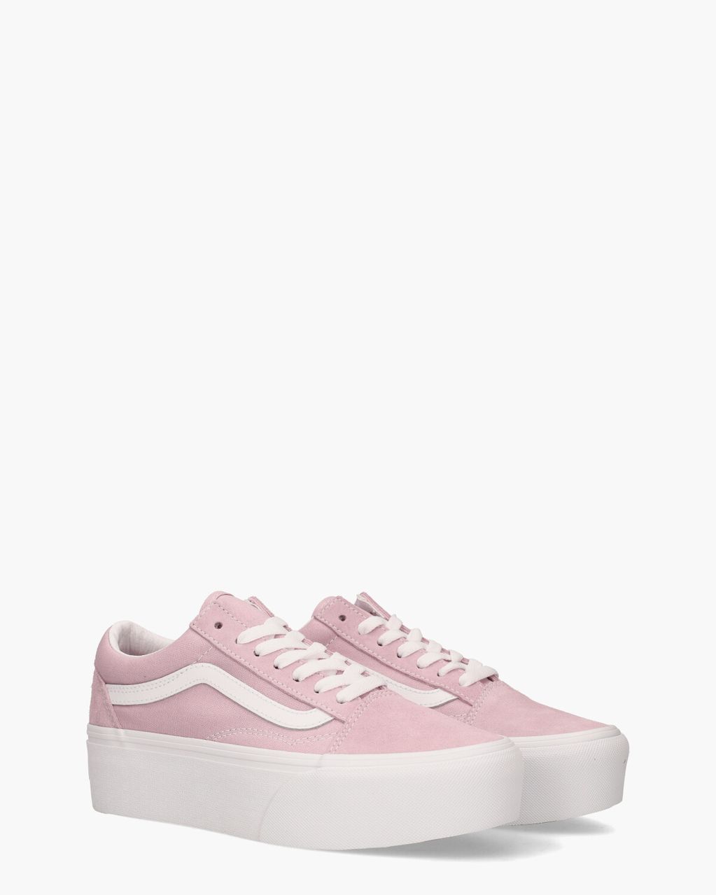 Vans Old Skool Stackform Lichtroze Damessneakers