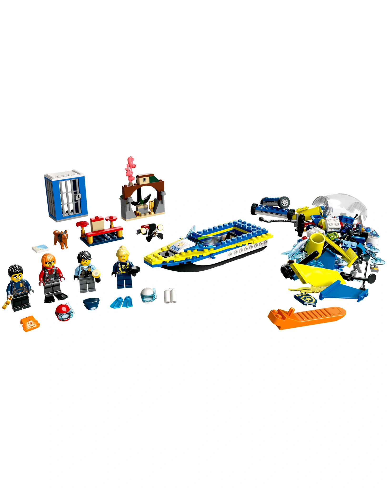 LEGO® City 60355 Detektivmissionen der Wasserpolizei PI