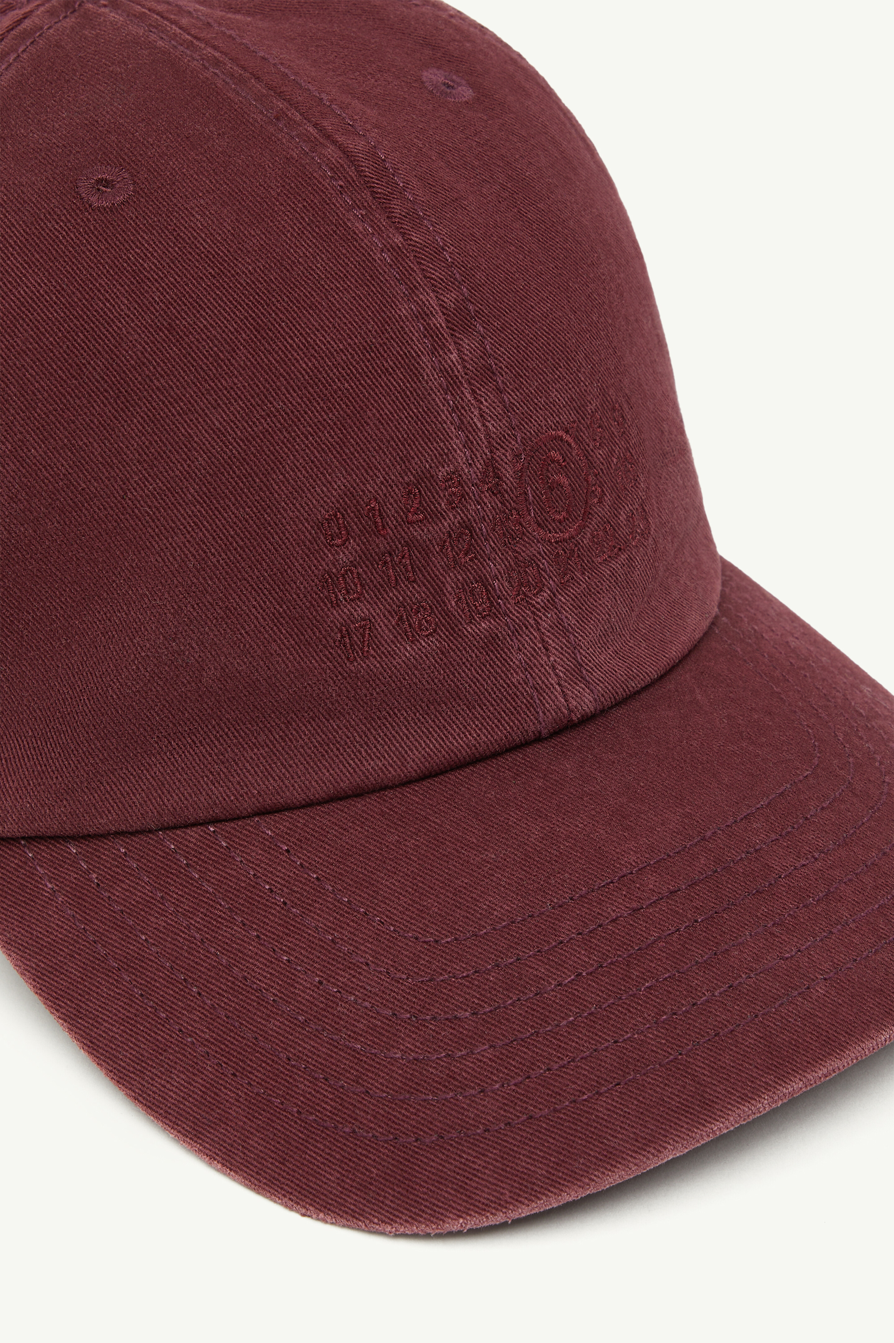 Casquette essentielle de baseball pour homme | MM6 Noir
