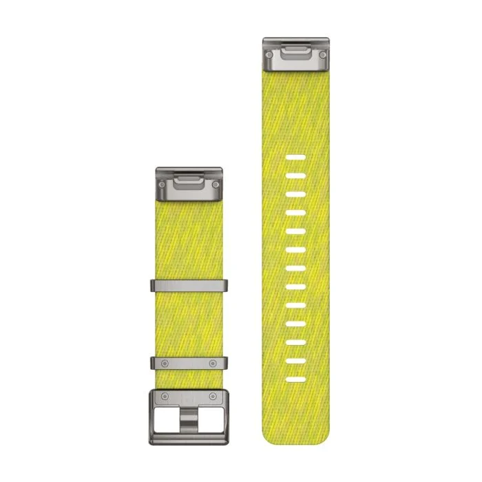 Garmin Unisex Tilbehør til ure/armbånd QuickFit® 22 Strap (Jacquard-Weave Nylon) Gul