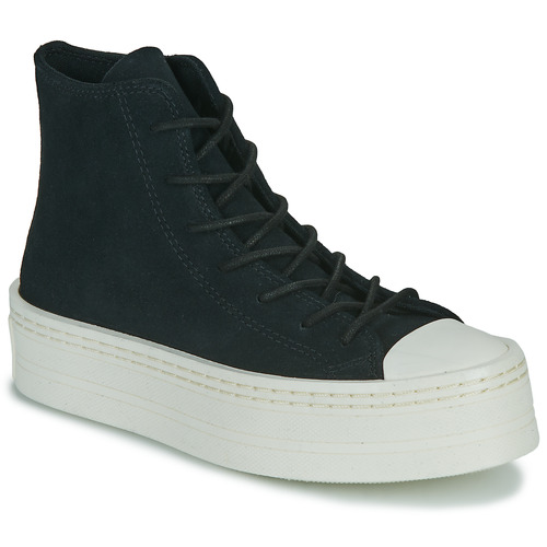 Converse - CHUCK TAYLOR ALL STAR MODERN LIFT PLATFORM MONO SUEDE - Noir