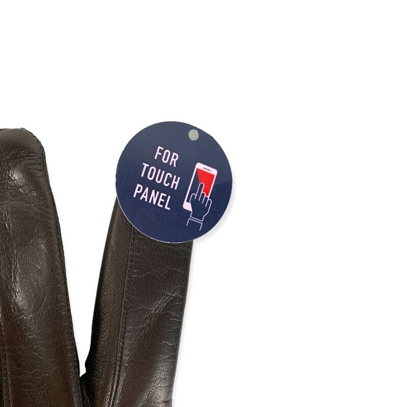 Caridei Heren Handschoen met Touchscreen Dark Brown
