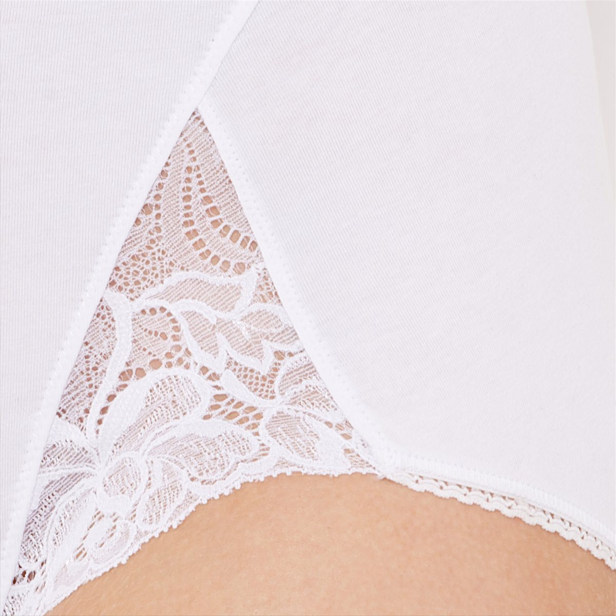 PLAYTEX<br>Conjunto de 2 calcinhas maxi, algodão e renda