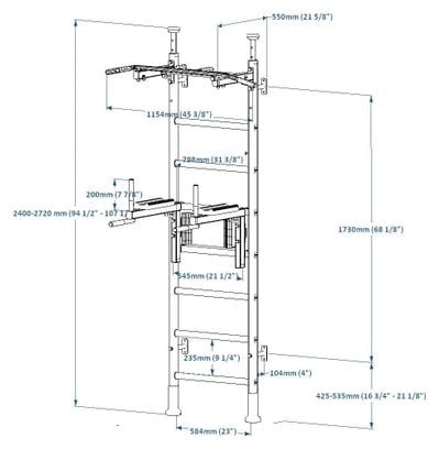 Espalier de gymnastique BenchK 522W