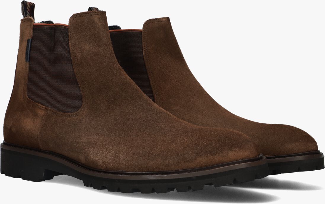 FLORIS VAN BOMMEL cognac floris van bommel chelsea boots sfm-60018