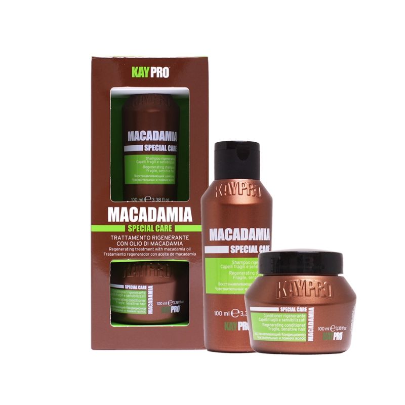 Mini Kit Macadamia Shampoing et Masque KayPro 100ml