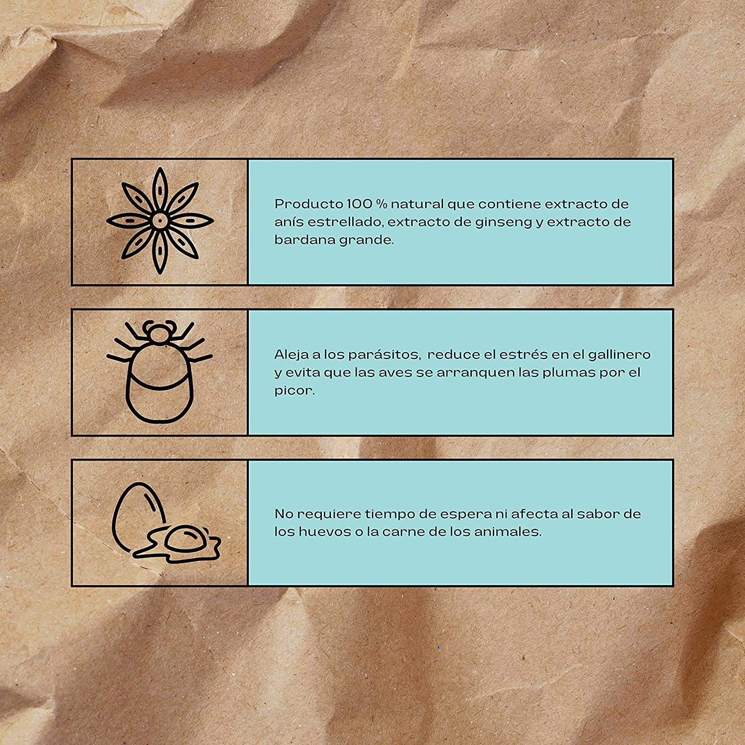 Mantém piolhos, pulgas e ácaros afastados em galinhas, pombos e aves | PiojProtect 500ml | O aroma natural da ave não atrai insetos | Solúvel em água, estimula o apetite