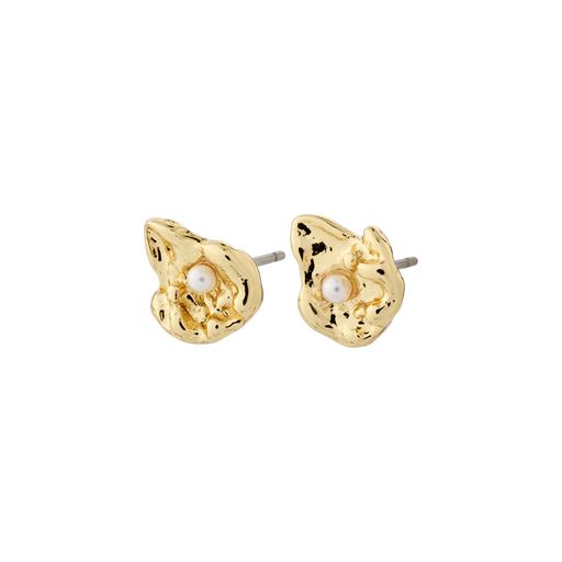 Pilgrim Inaya Recycled Øreringe, Gold Plated