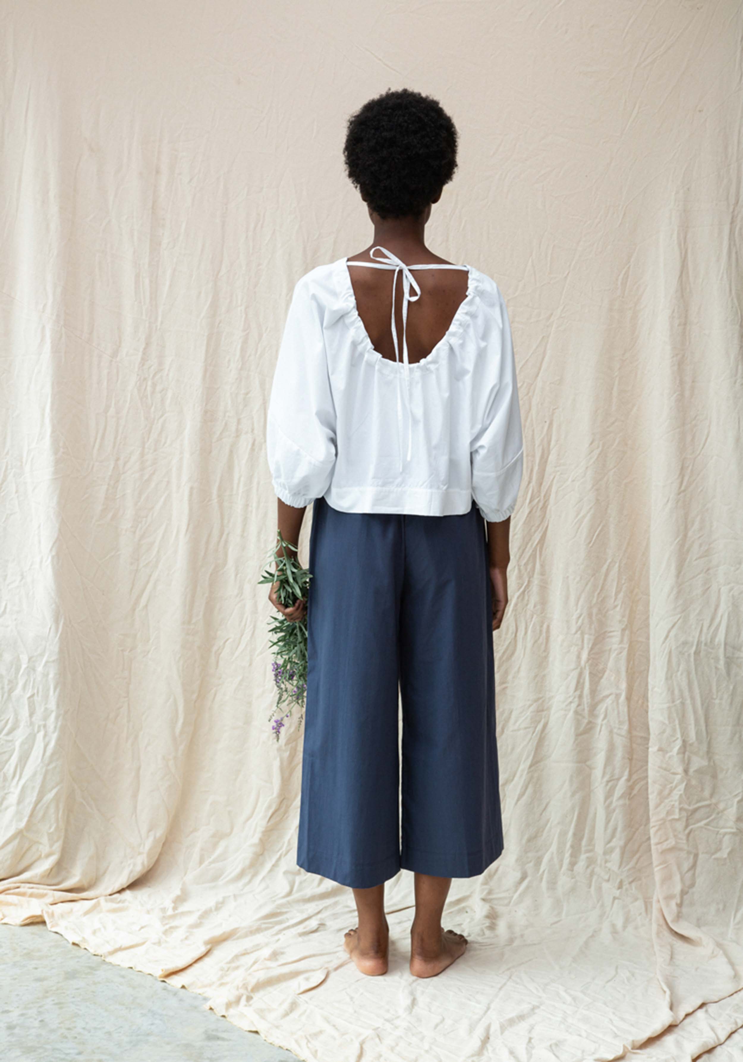 Beaumont Organic Bluse Dune White