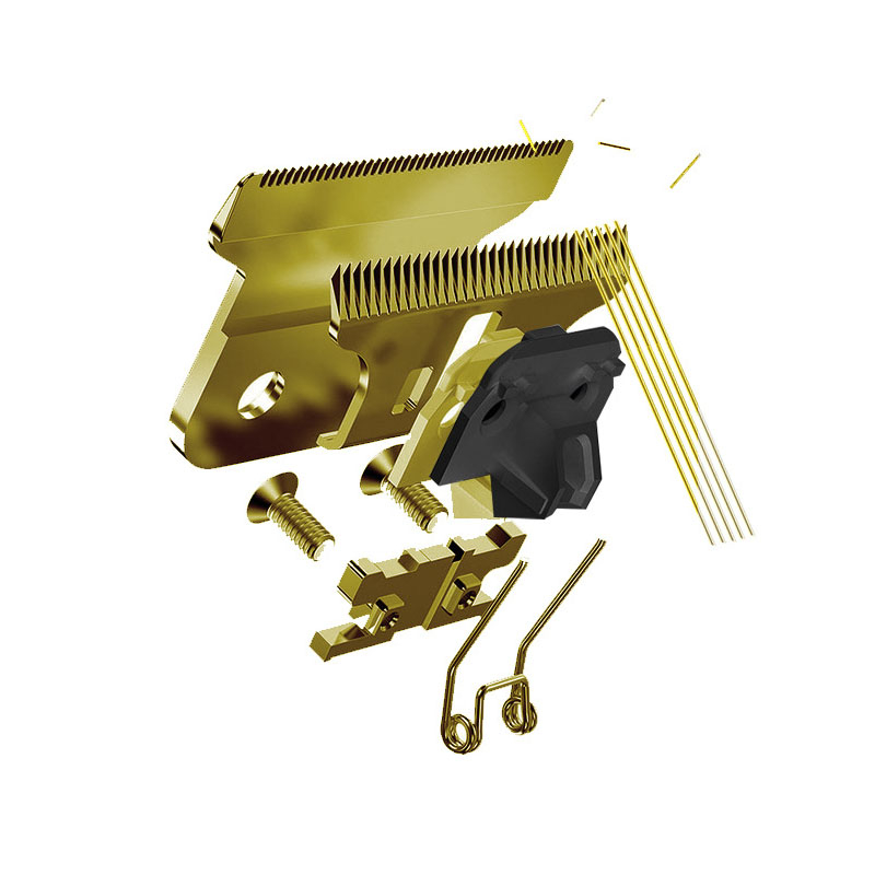 Ersatz Rasier Klinge Scherkopf Schneide Aufsatz für Elektrische Haarschneide Maschine - Gold