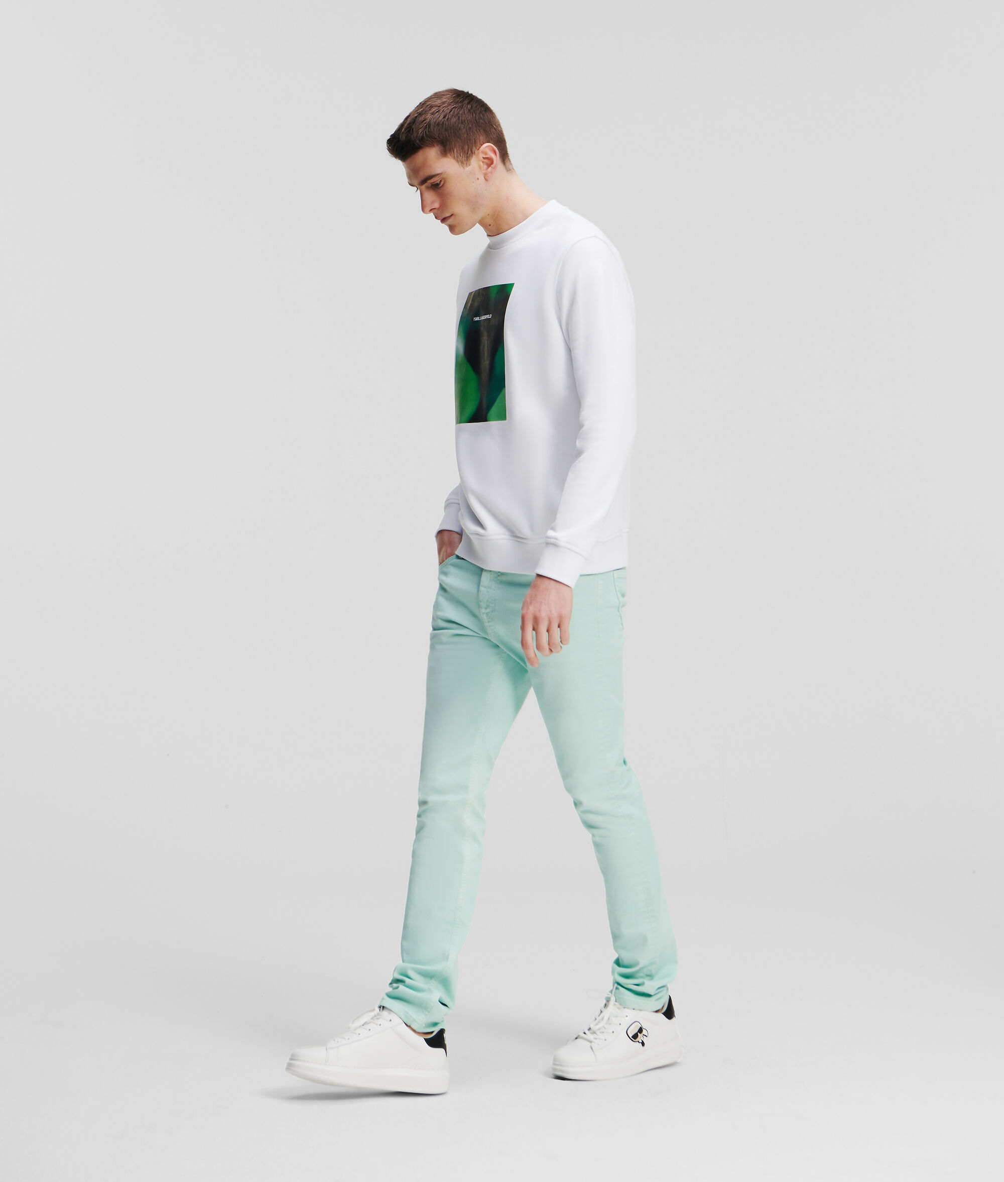 Sweat-shirt à col rond
