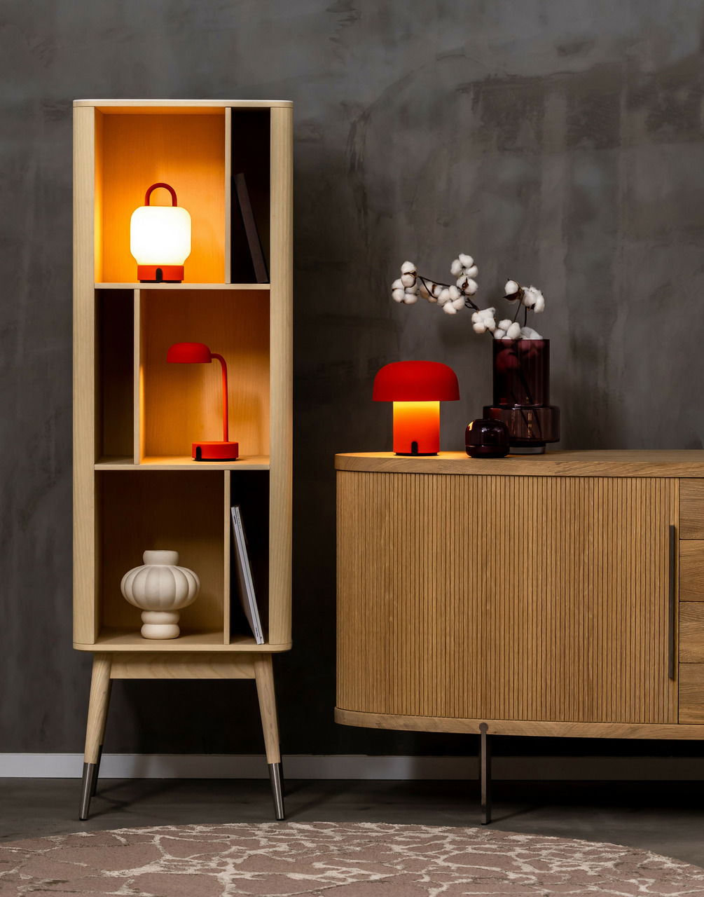 kooduu Tragbare Tischlampe LOOME