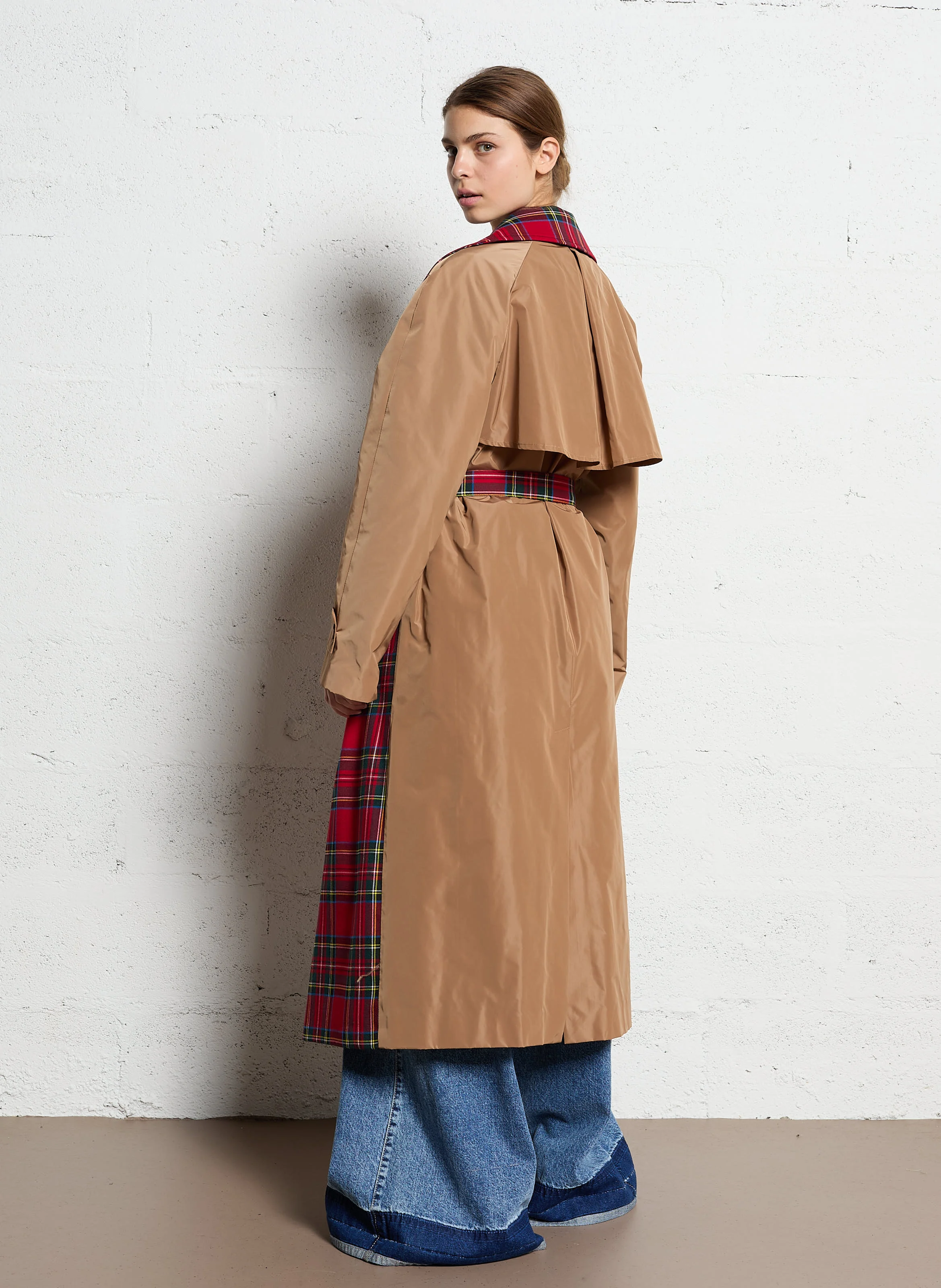 Trench col tailleur| Multicolore