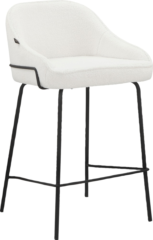 Leonique 4-Fussstuhl »Puant« () 2 Stk.mit Stoff aus Polyester/recyceltem Polyester, Sitzhöhe 65 cm