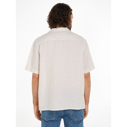 Calvin Klein Kortærmet Skjorte, Stony Beige, L