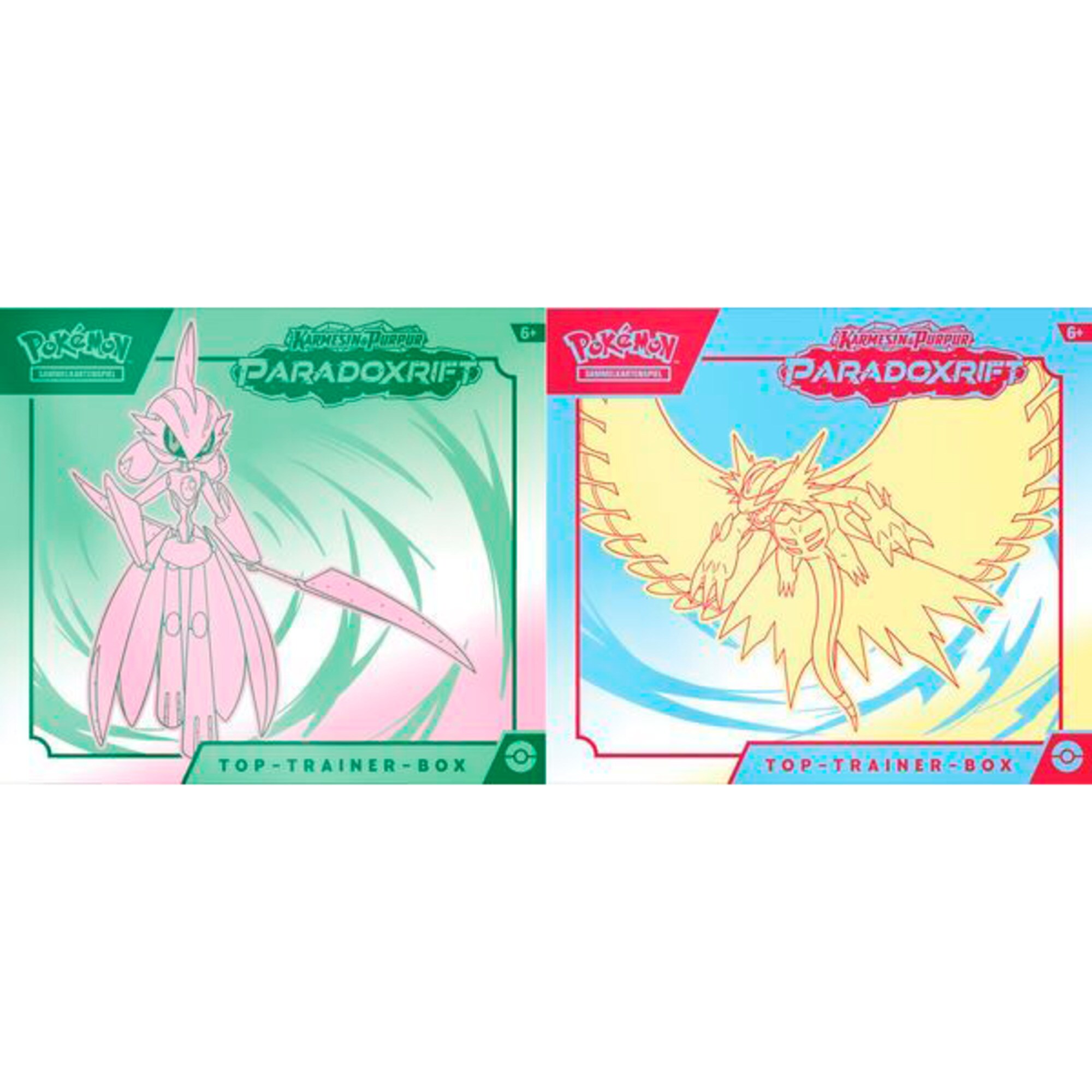 Amigo Sammelkarten Pokémon-TCG: Karmesin & Purpur – Paradoxrift Top-Trainer Box