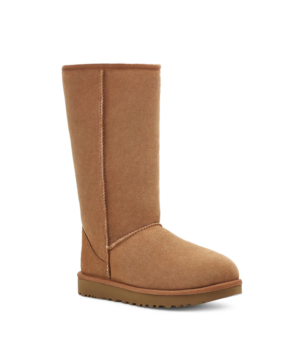 UGG  W Classic Tall bamsestøvler - Chestnut