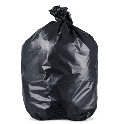 Sacs poubelle 200L PEBD noir 50µ  lien classique Jet'Sac