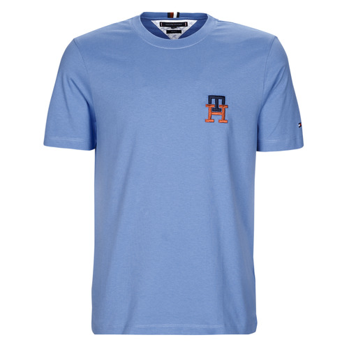 Tommy Hilfiger - ESSENTIAL MONOGRAM TEE Azul / Celeste