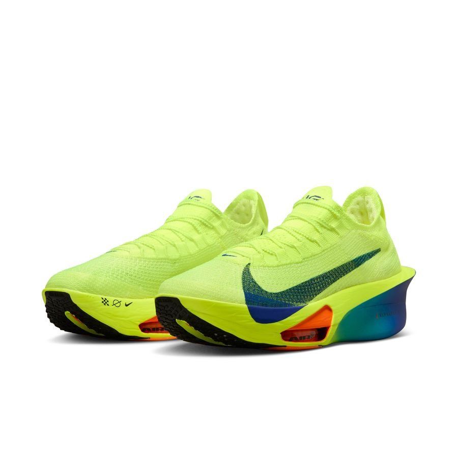 Nike Chaussures de Running Alphafly 3 - Jaune Fluo/Bleu/Cactus/Orange