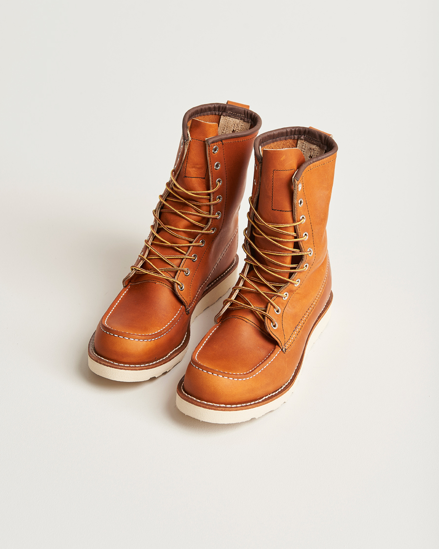 Red Wing Shoes Moc Toe High Boot Oro Legacy Leather