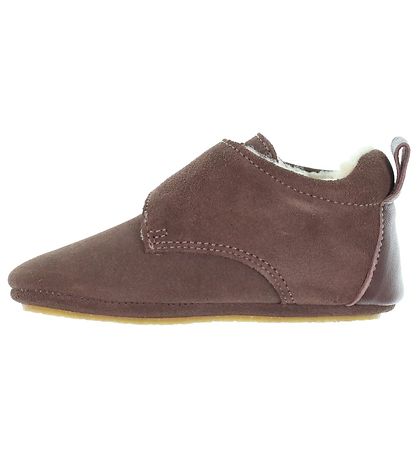 Wheat Leder-Krabbelschuhe m. Für - Angel - Dusty Lilac