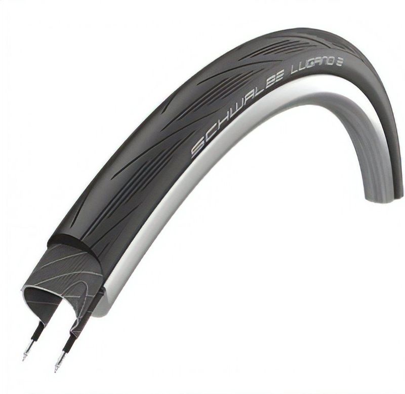Schwalbe - Lugano II Endurance - Buitenband - Zwart - Silica - 28 x 1 inch