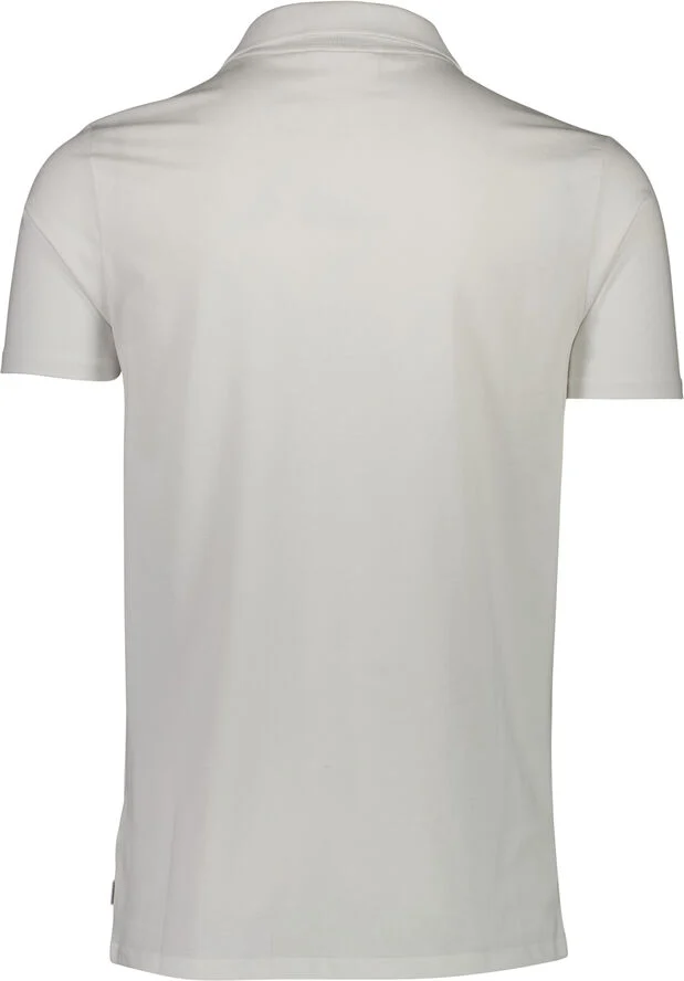 Lindbergh Stretch polo shirt S/S Hvid