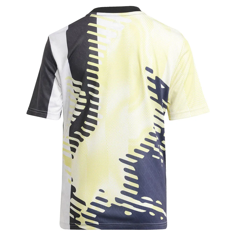 Camiseta infantil de manga curta adidas Juventus 24/25 pré-jogo