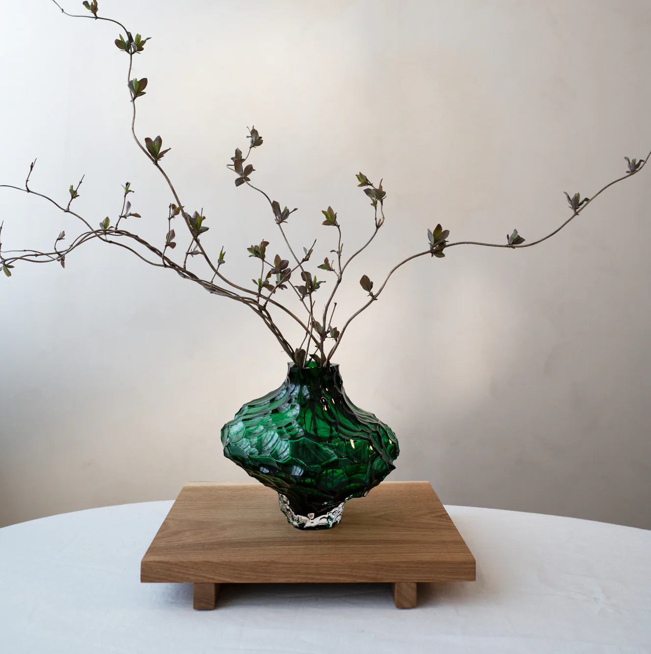 Hein Studio  Canyon vase, stor - grøn