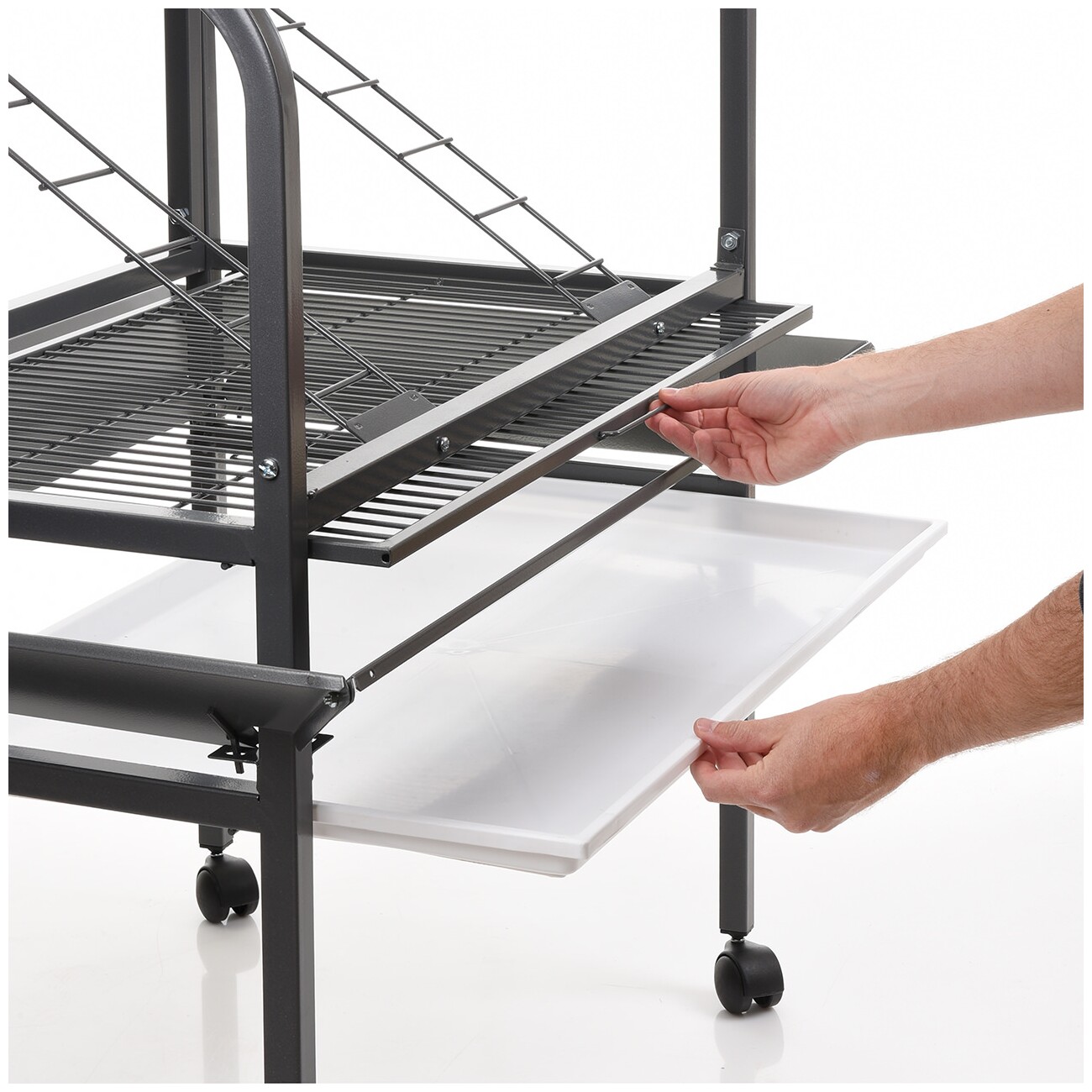 Montana Cages Freisitz New Sunlite dunkelgrau