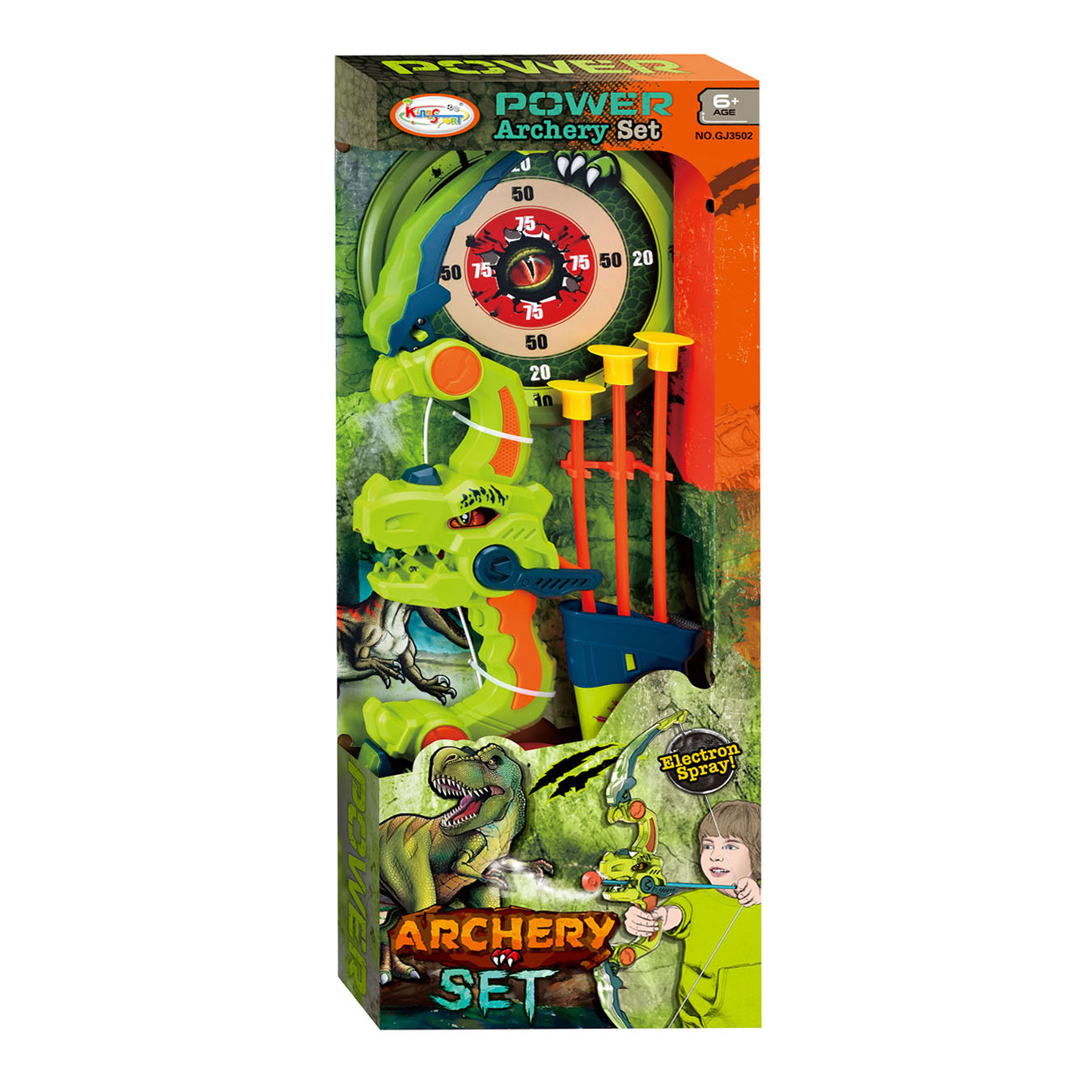 Pijl- en Boogset Dino met Scorebord