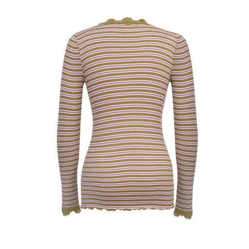 Rosemunde 6996 Blondebluse, Olive Oil Mix Stripe, L