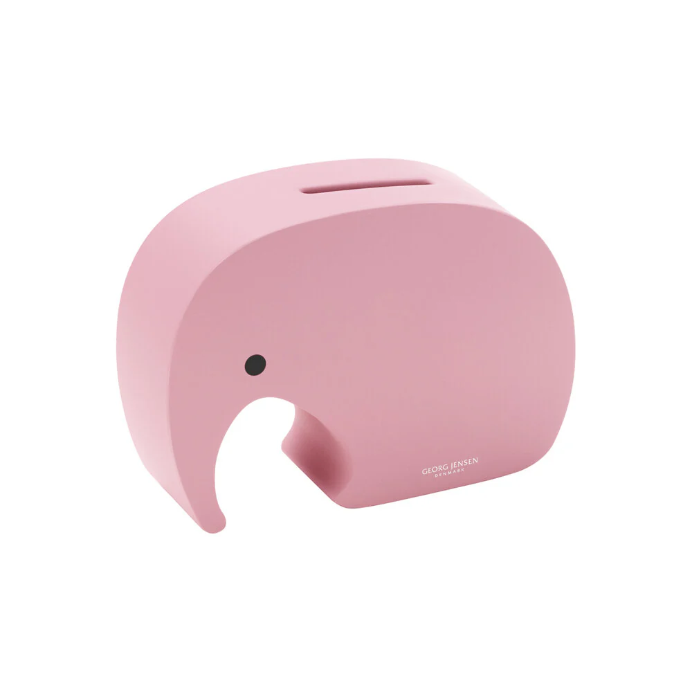 Georg Jensen  Miniphant sparebøsse - Strawberry Blush