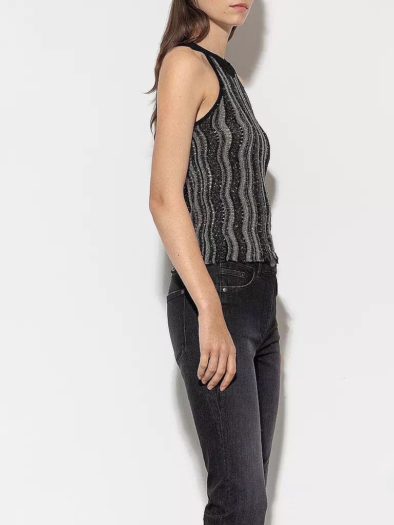 LUISA CERANO Top schwarz