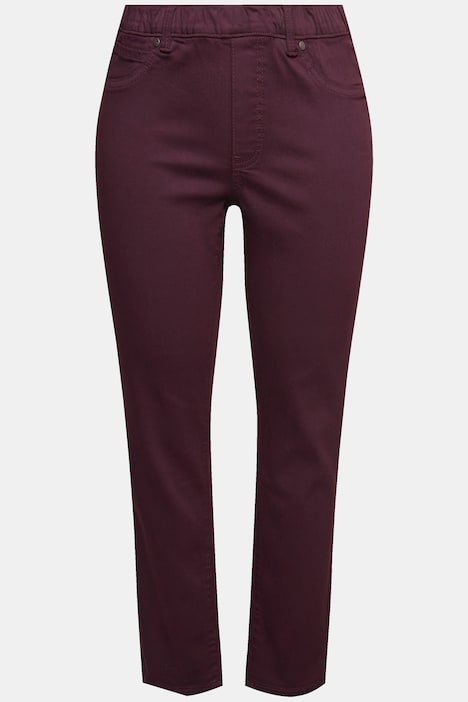 Schlupfjeans Sienna, schmales Bein, Elastikbund