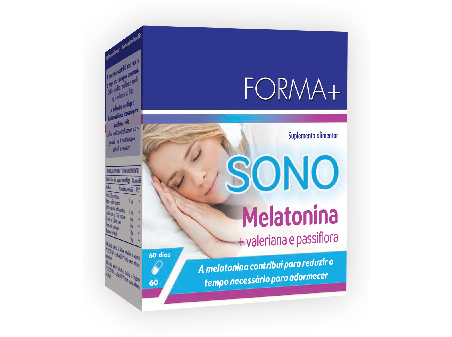 SUPLEMENTO FORMA  SONO MELATONINA 60 CAPS