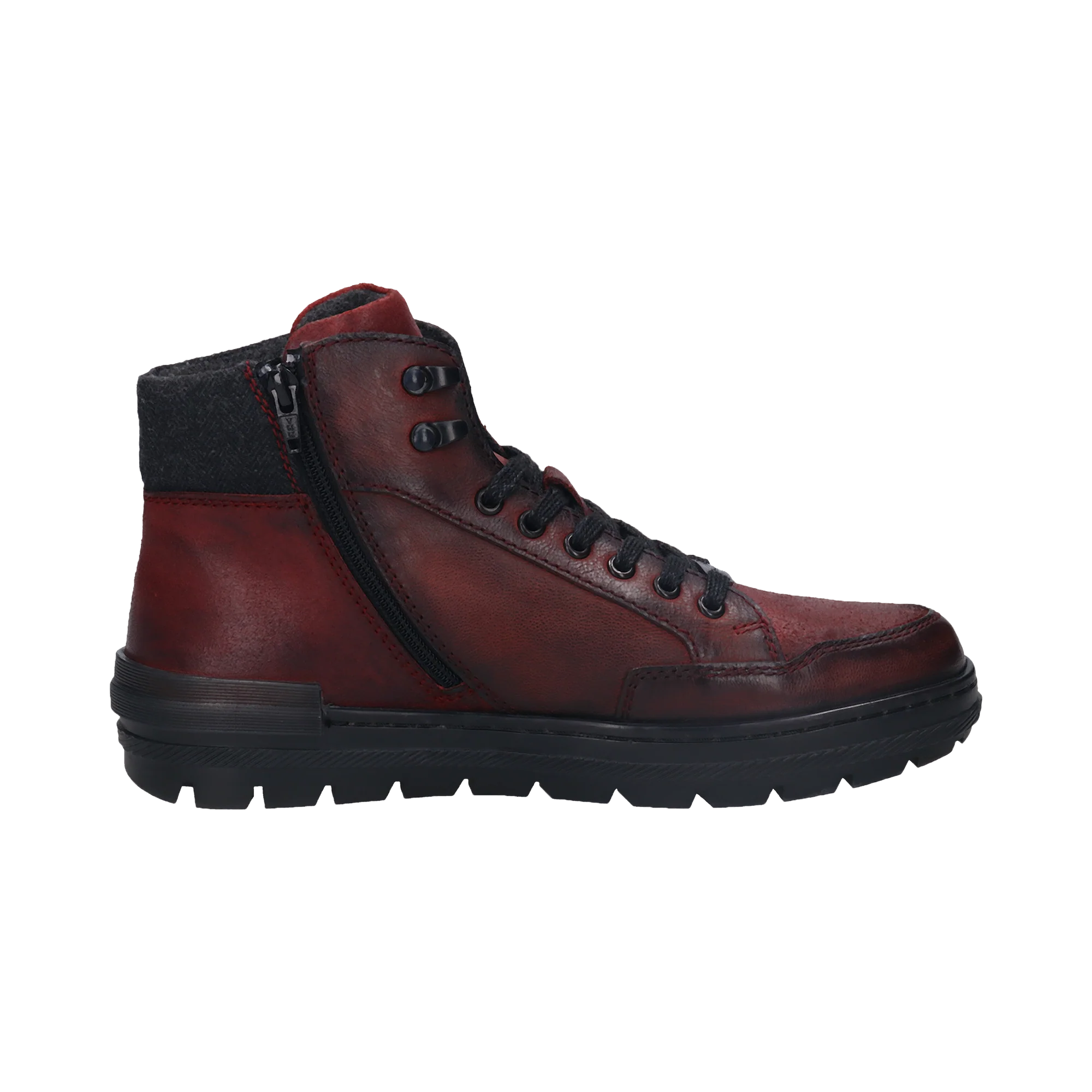 Stiefel dunkelrot