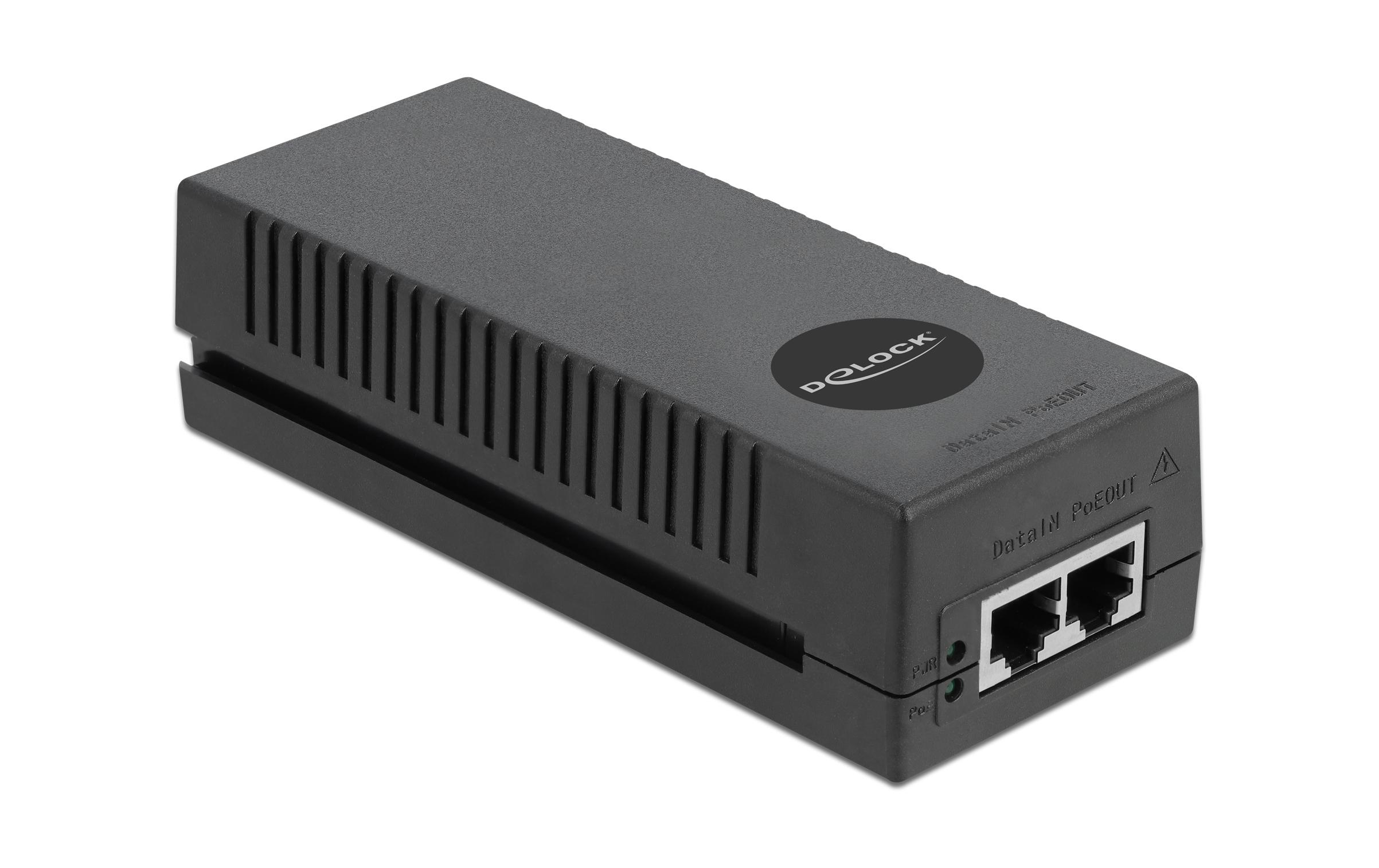 PoE+ Injector 10GbpsDelock 10 Gigabit PoE+ Injektor 802.3at 30 W