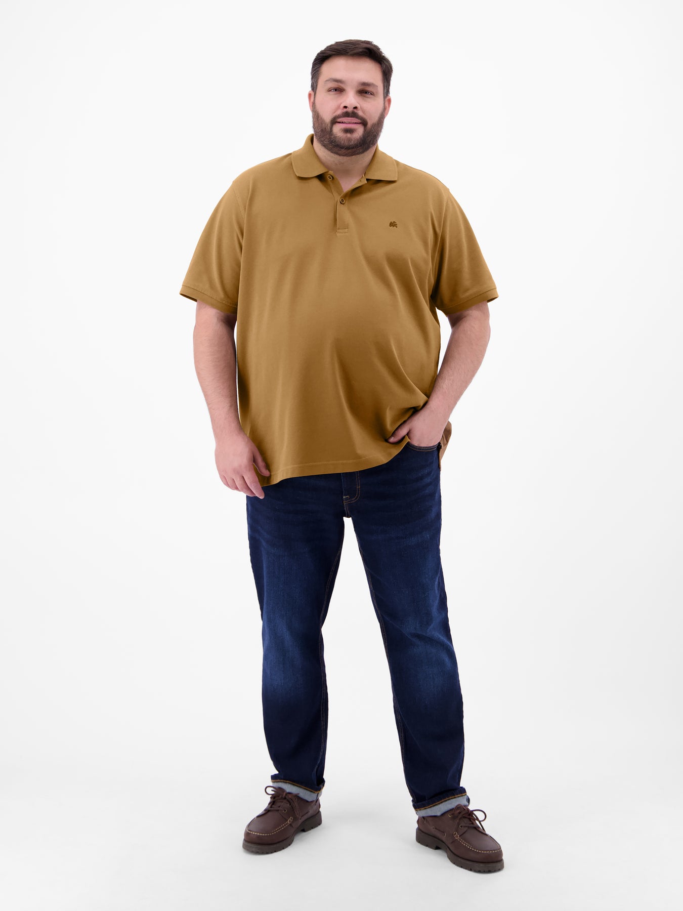 Basic Poloshirt in den Grössen 3XL bis 6XL